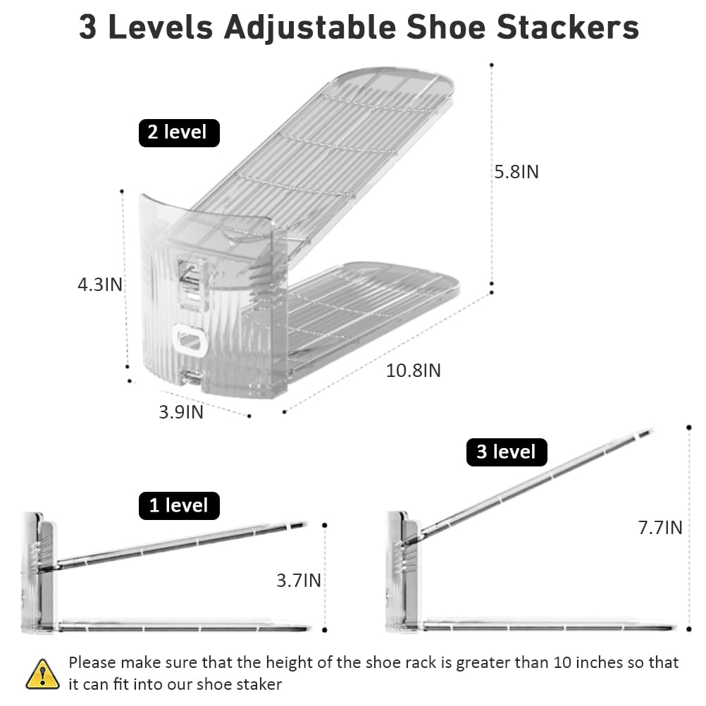 NVGSN easy-assembly shoe holder shows simple setup in minutes.