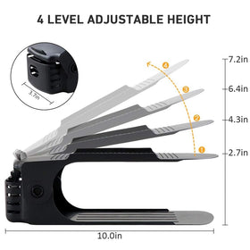 NVGSN height adjustment with 4 levels demonstrating flexible fit for various shoes