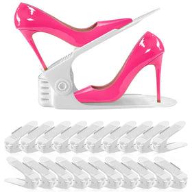NVGSN Shoe Slots Organizer 36 Pack keeps shoes neatly arranged and easy to access.