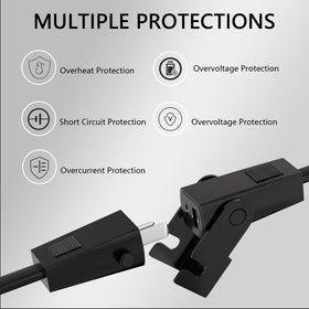 nvmw packaging shows power cord and extension cord included