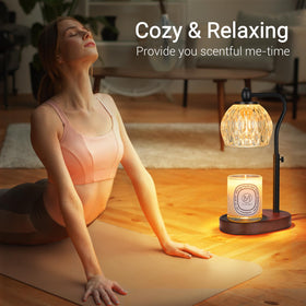 Safe, smokeless wax warmer by NVRGIUP with no open flame.