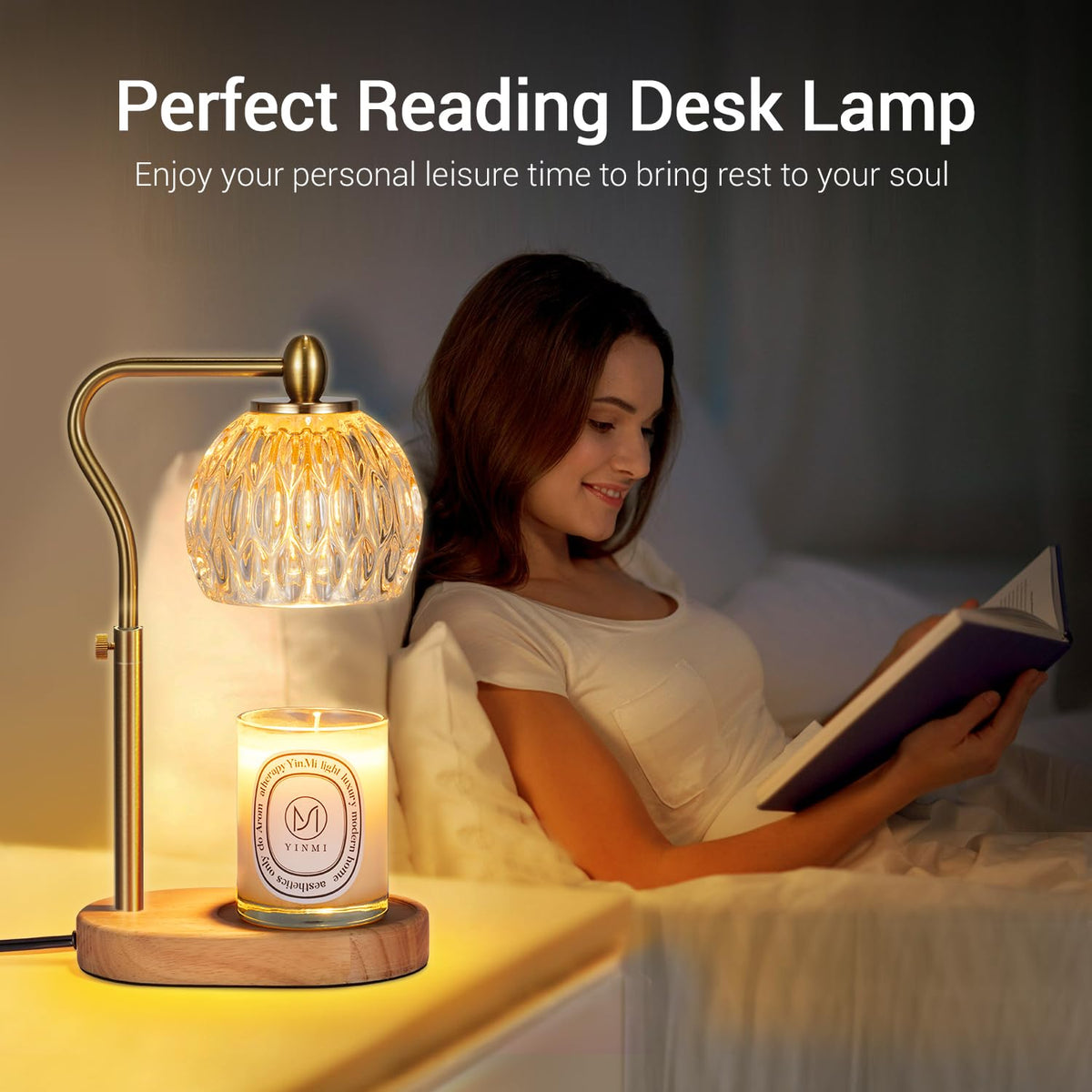 NVRGIUP Candle Warmer Lamp in gift box, ideal holiday present.