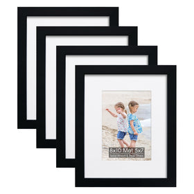 NWDCLF 8x10 frame set front view with glass protection for cherished photos.