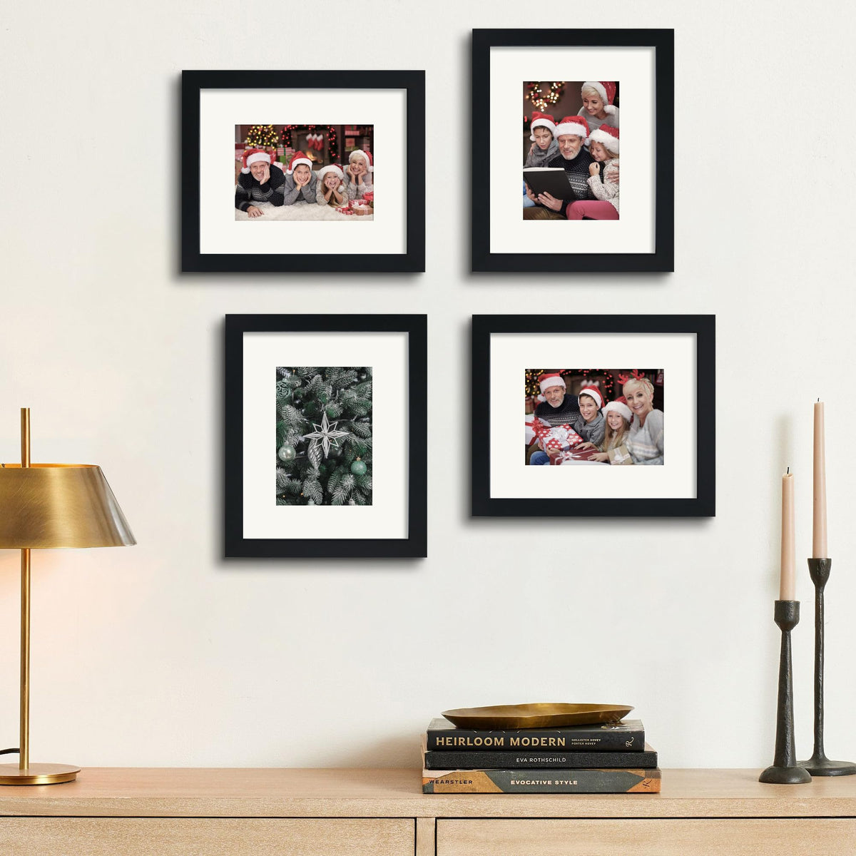 NWDCLF 8x10 frame set shows the 5x7 mat inside for smaller photos.