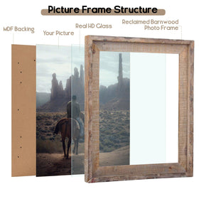 NWDCLF frame with easel back demonstrates tabletop and wall display versatility.
