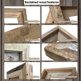 NWDCLF frame supports vertical or horizontal display for flexible decor.