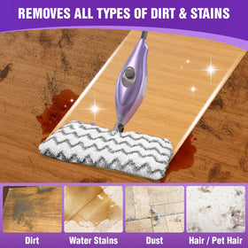 NXPPYY machine-washable steam mop pads for durable, reusable cleaning performance.