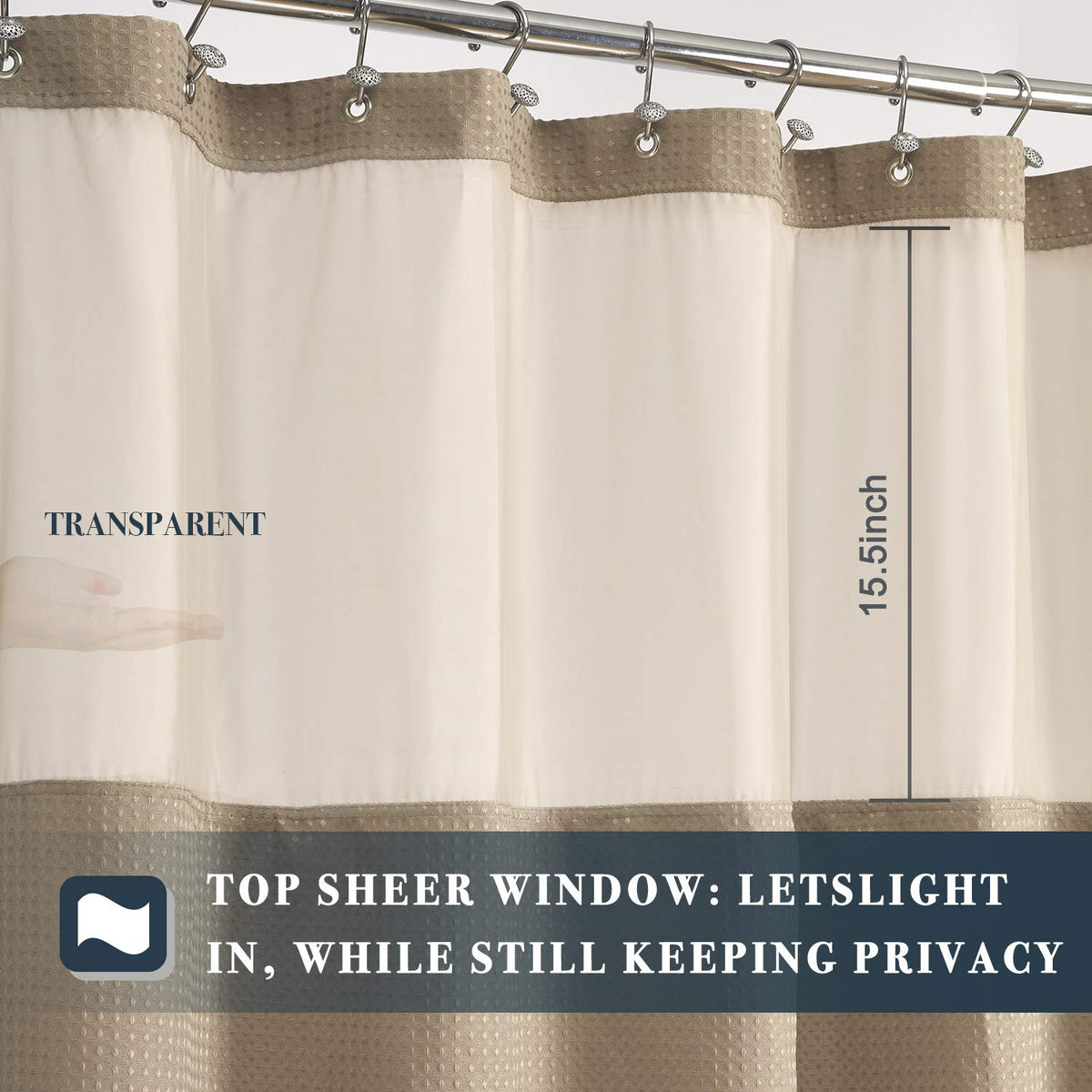 N&Y HOME washable curtain for simple care by machine or hand wash