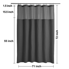 N&Y HOME heavyweight fabric adds durable, hotel-style presence