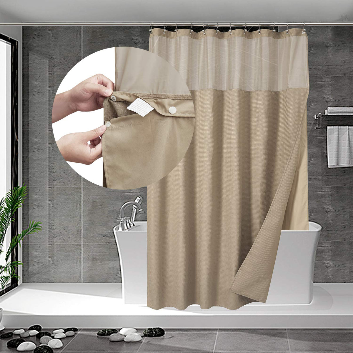 N&Y HOME hotel-style shower set blends durability with convenience