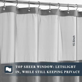N&Y HOME mesh top window lets light in while preserving privacy.
