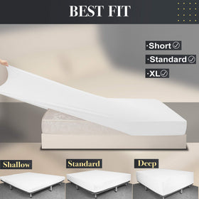 N&amp;Y HOME stay-put corners on king fitted sheet during movement