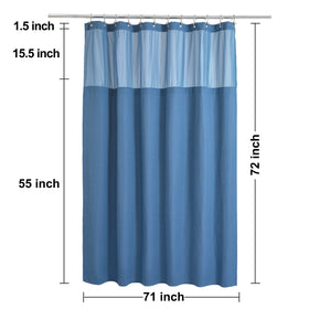 N&Y HOME heavyweight fabric supports a premium spa-like shower