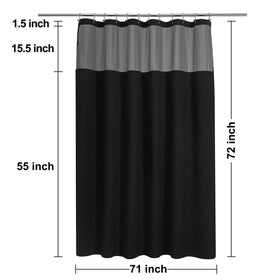N&Y HOME water-repellent curtain helps water bead and dry quickly.