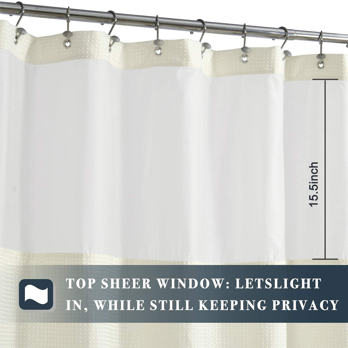 N&Y HOME water-repellent finish helps water bead and dry quickly.