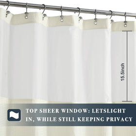 N&Y HOME water-repellent finish helps water bead and dry quickly.