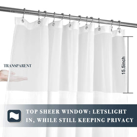N&Y HOME includes 12 white metal hooks for a complete setup.