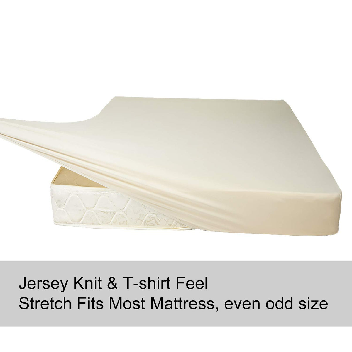 N&Y HOME wrinkle-free fitted sheet keeps surface smooth through the night