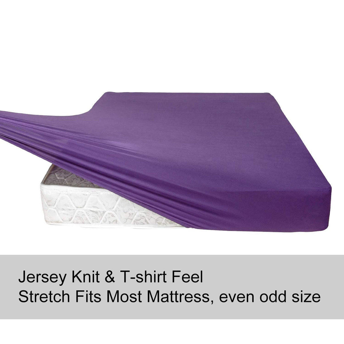 N&Y HOME deep-pocket edge close-up demonstrates secure fits over thick mattresses