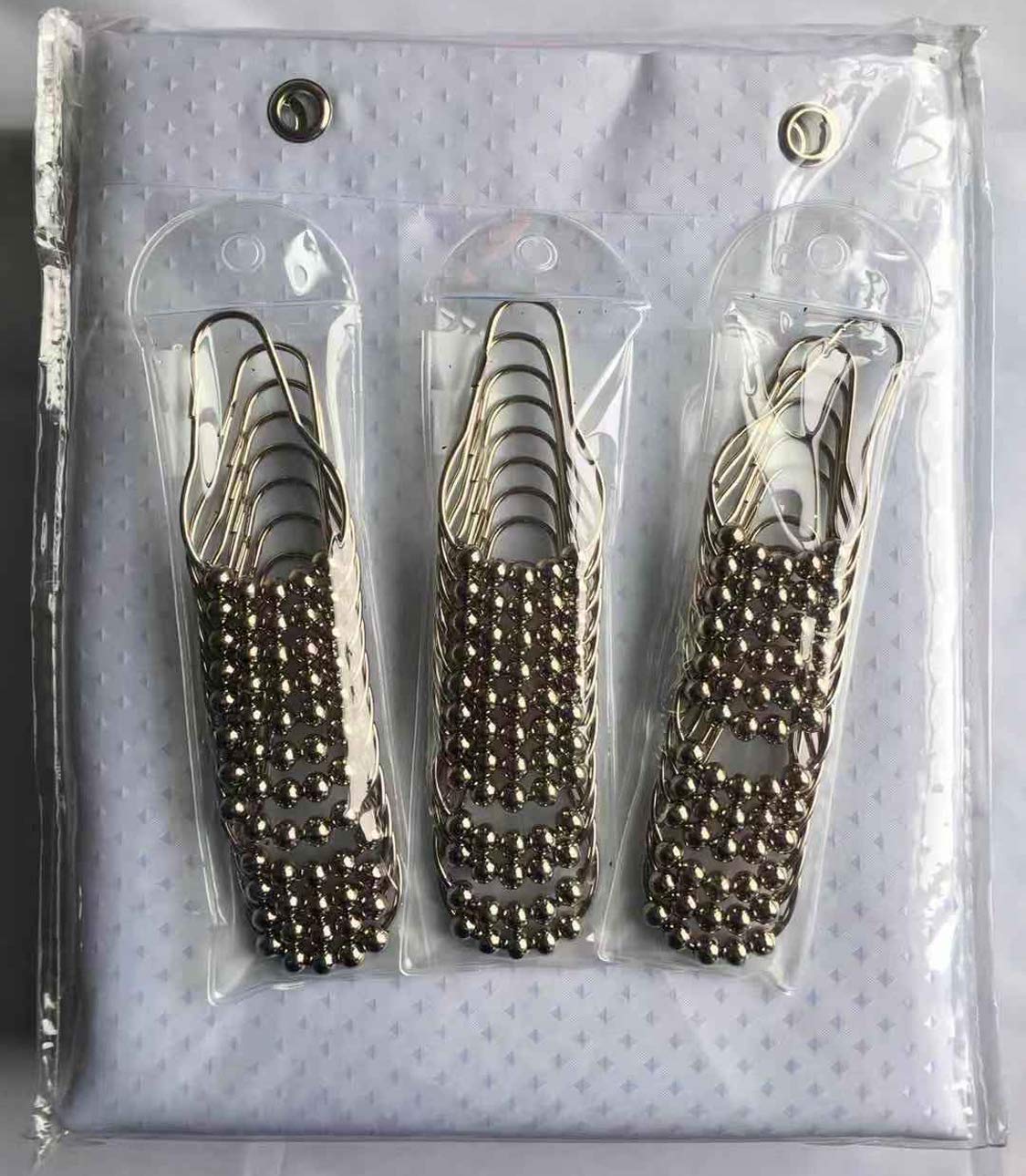 N&Y HOME curtain close-up shows water-beading surface for quick drying