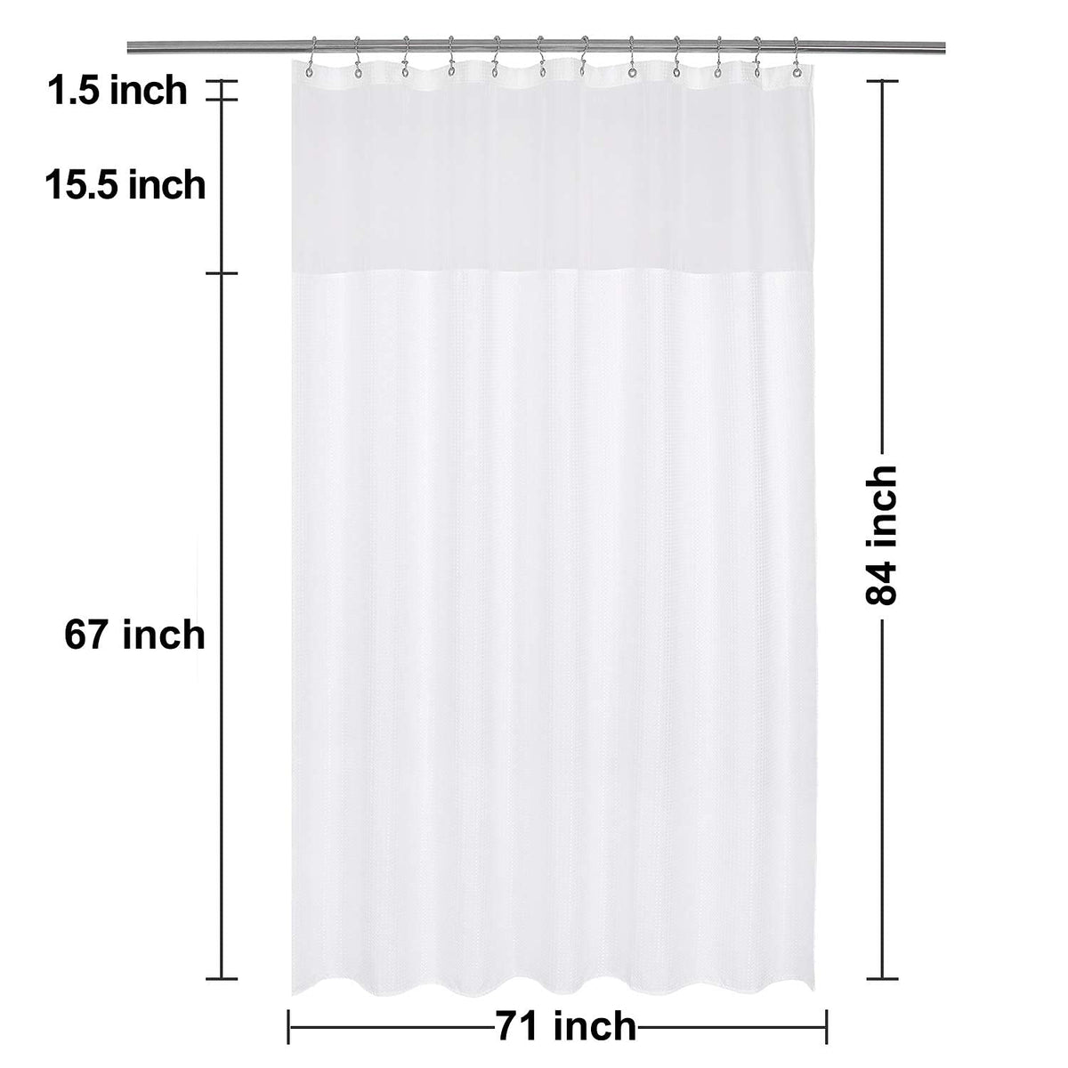 N&Y HOME hotel-style shower setup combines elegance with practical liners.