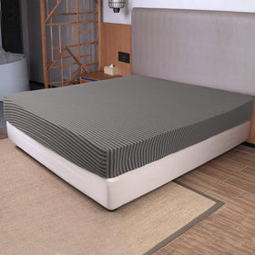 N&Y HOME king fitted sheet with 4-way stretch secures the mattress overnight