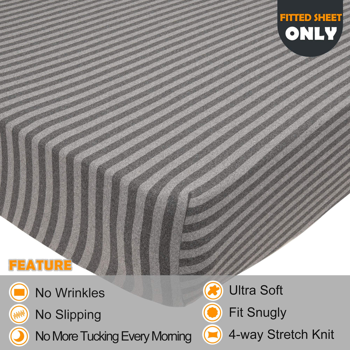 N&Y HOME king fitted sheet feels soft like a T-shirt