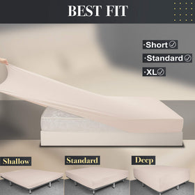 N&Y HOME soft jersey knit bottom layer feels like a T-shirt and stays cool