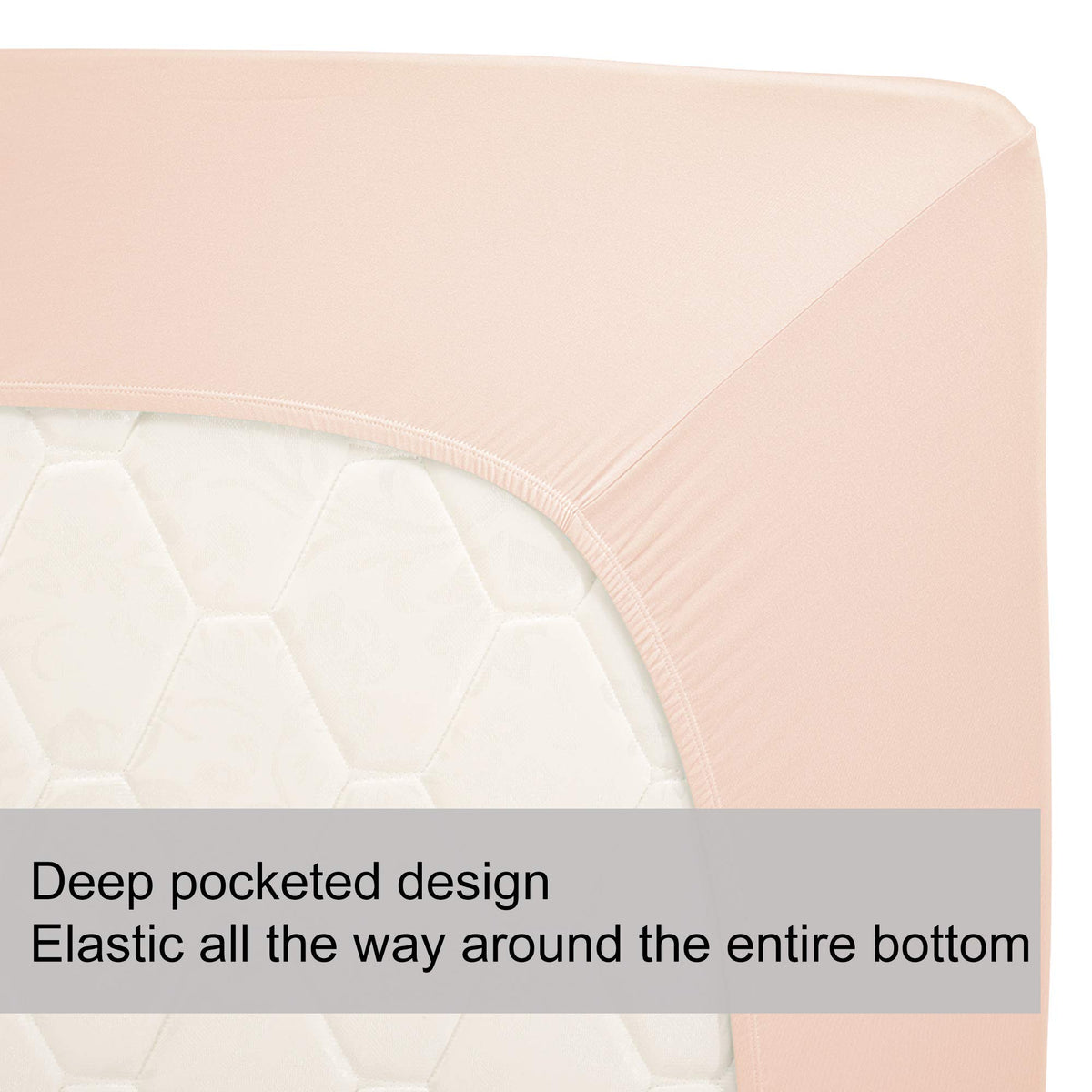 N&Y HOME king-size fitted sheet packaging showing one sheet per package