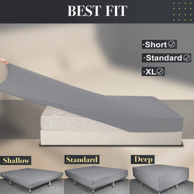 N&Y HOME 4-way stretch fabric feels like a soft T-shirt for comfortable sleep.