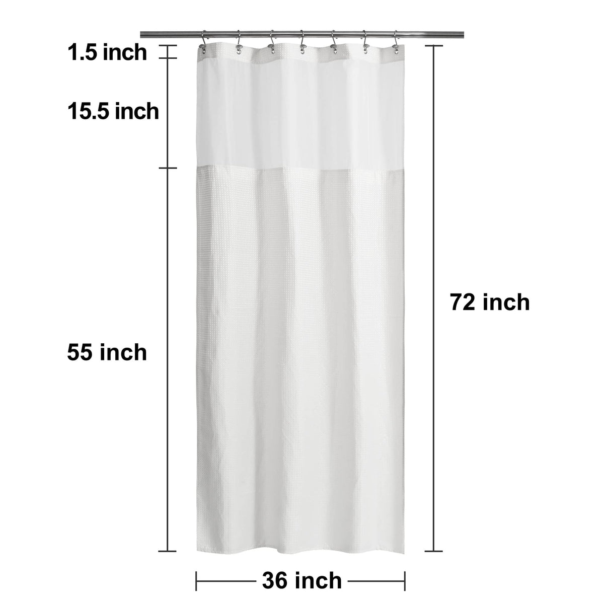 N&Y HOME machine-washable curtain simplifies cleaning and upkeep.