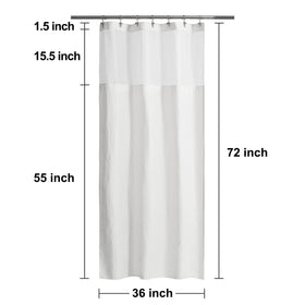N&Y HOME machine-washable curtain simplifies cleaning and upkeep.