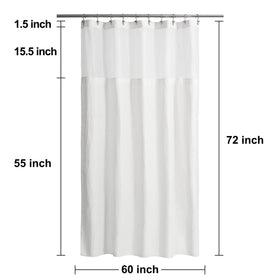 N&Y HOME mesh top window lets light in while preserving privacy.