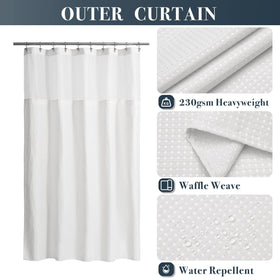 N&Y HOME snap-in fabric liner for easy cleaning and replacement.
