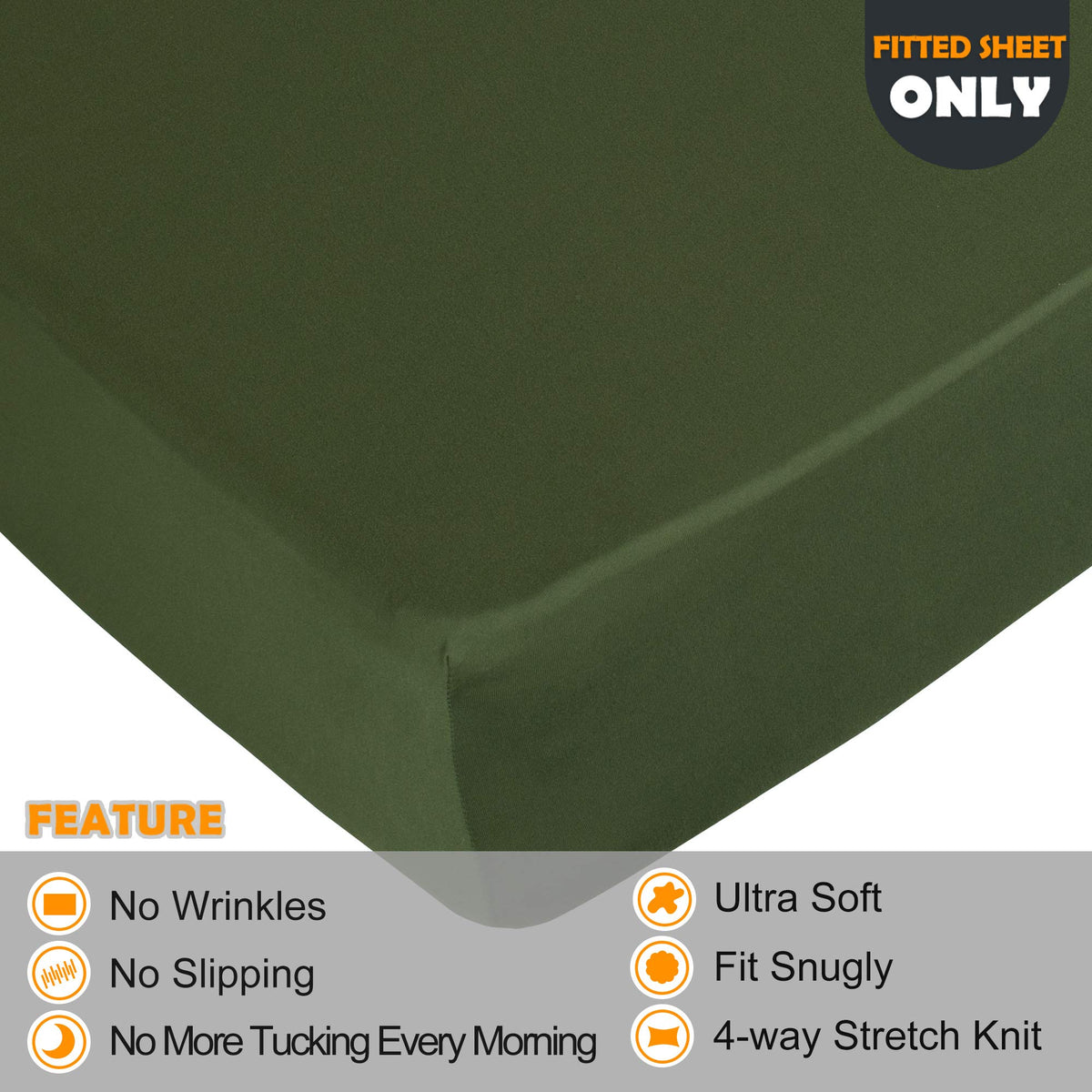Nyhome stays in place king sheet during movement.