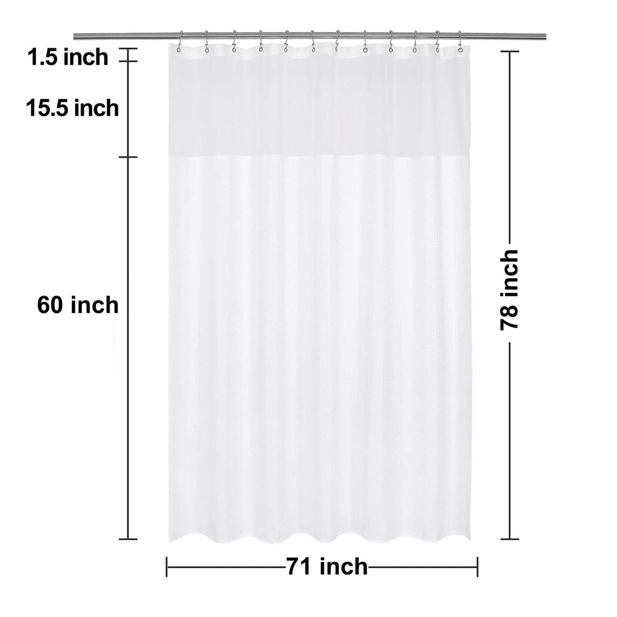N&Y HOME water-repellent finish helps water bead and dry quickly.