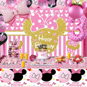 Nyhpar Pink Mouse cupcake toppers and cake topper elevate treats.