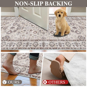 NYZEL easy-care rug is machine washable for quick maintenance.