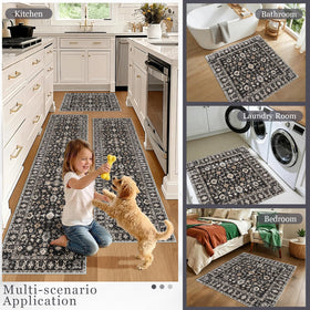 NYZEL 48x48 inch rug fits entryways and compact spaces.