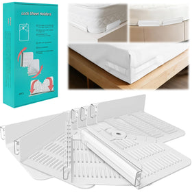 Nzcvuias fitted sheet holders corners clip keep sheets secure and wrinkle-free all night.