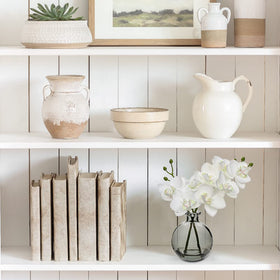 Oairse two-piece orchid set brightens desks, shelves, and tables with subtle elegance