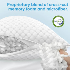 OAISZ breathable hypoallergenic cover enhances comfort and reduces heat buildup.