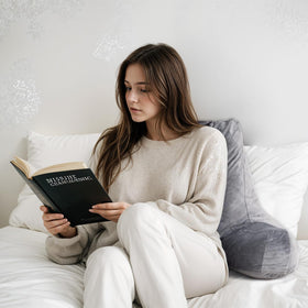OAISZ Reading Pillow built-in handle for portable comfort