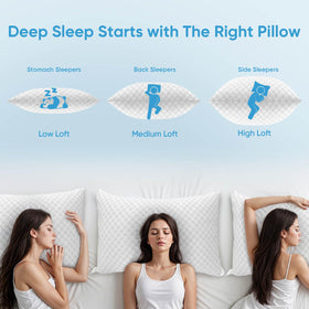 OAISZ washable removable cover keeps the pillow clean and fresh.