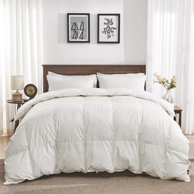 Oaken-Cat Goose Feather Down Fiber Comforter king – plush warmth with breathable, hypoallergenic shell.