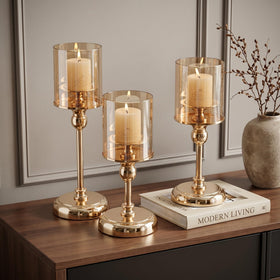 Oakernel hurricane shade can also cover other candles for flexible use