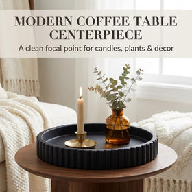 OAKOA concrete tray for coffee table decor and living room styling.