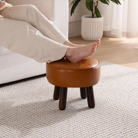 oakvivo entryway shoe stool adds convenient seating and lightweight storage.