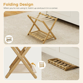 Oakvivo foldable design saves space when not in use.
