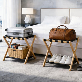 oakvivo lower shelf in 600D Oxford Fabric stores shoes.